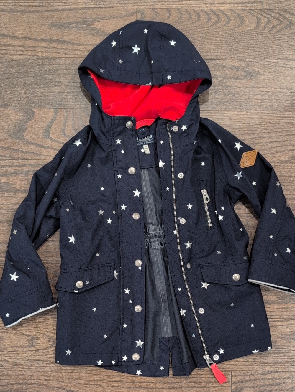 Joules Kids Hooded Rain Jacket